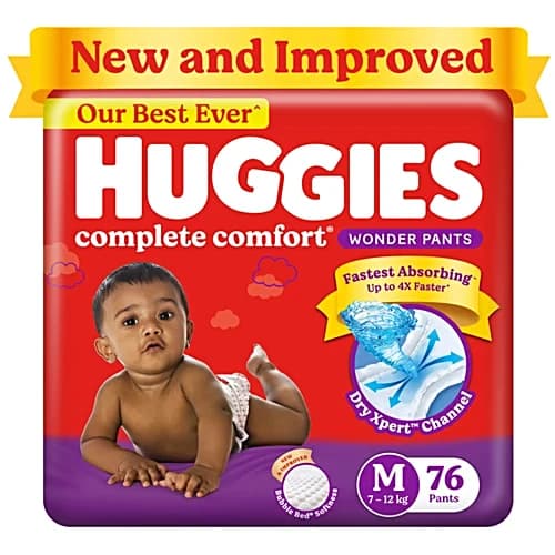 Huggies Wonder Pants - Pant Style Baby Diaper(M)